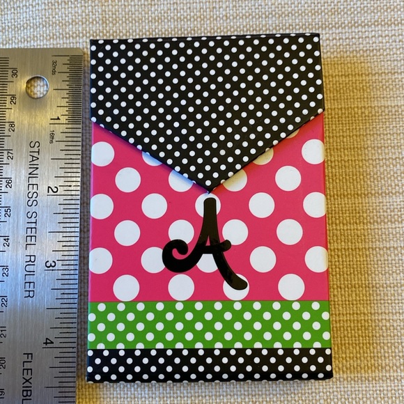 Initial “A” notepad with pen by Mud Pie. Keychain and two pouches by MSC - Picture 10 of 14